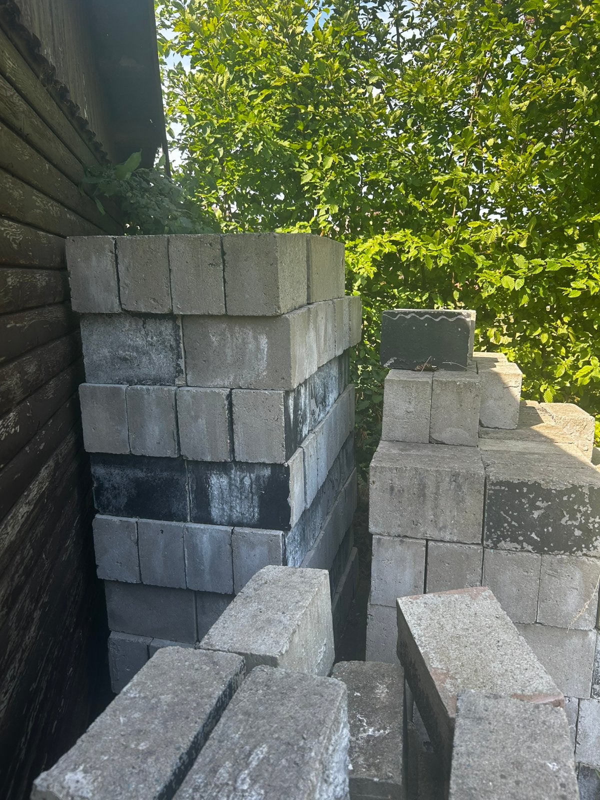 Gratis betonblokken, Bricolage & Construction, Enlèvement, Utilisé