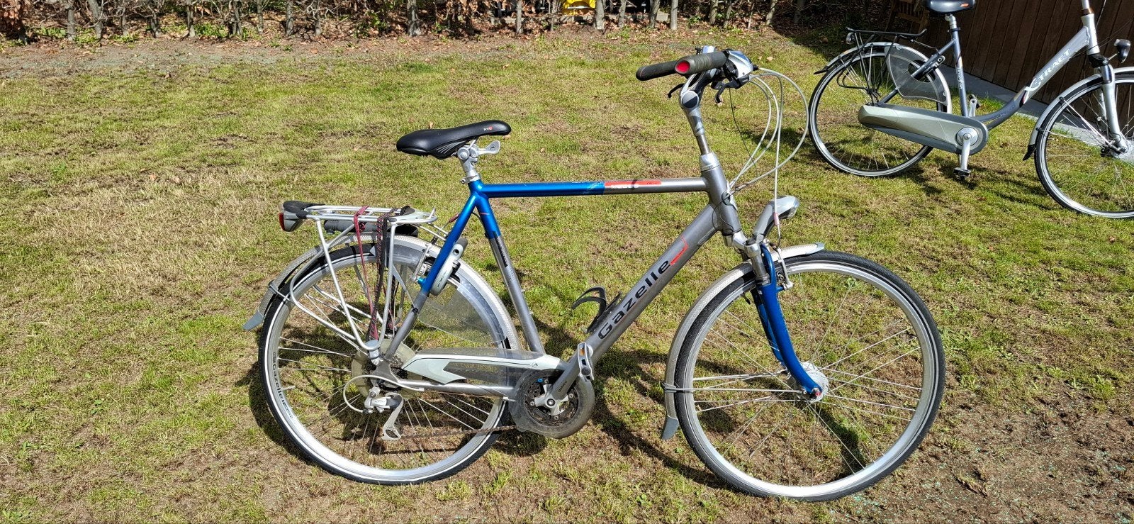 Gazelle Medeo herenfiets, Fietsen en Brommers, Ophalen, Gebruikt, Velgrem, Versnellingen