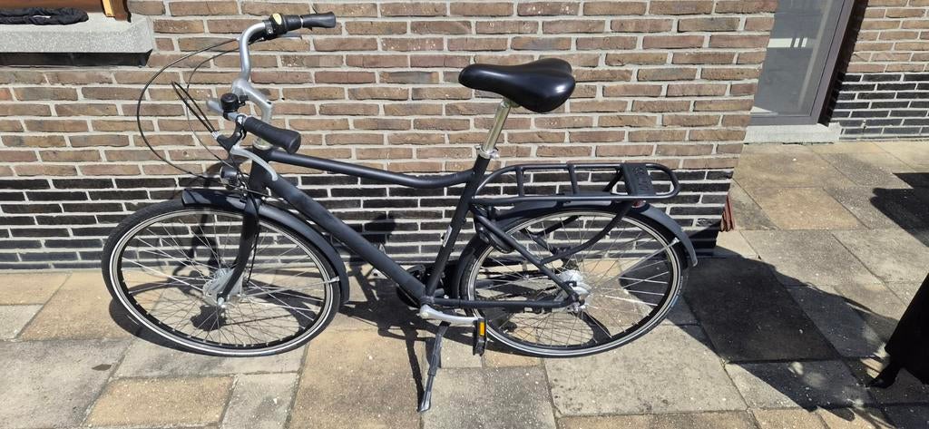 Herenfiets in goede staat, Fietsen en Brommers, Versnellingen, Zo goed als nieuw, 57 tot 61 cm, Trommelrem
