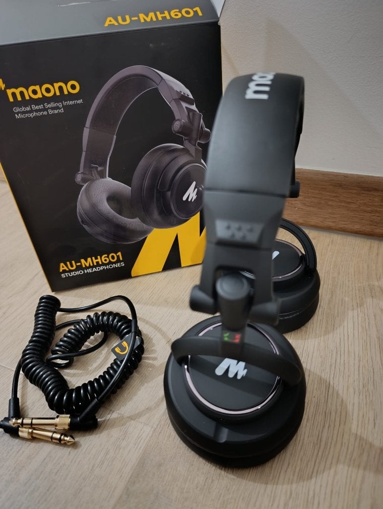 Casque studio Maono AU-MH601 neuf – boîte d’origine, TV, Hi-fi & Vidéo, Casques audio, Enlèvement, Neuf, Pliable