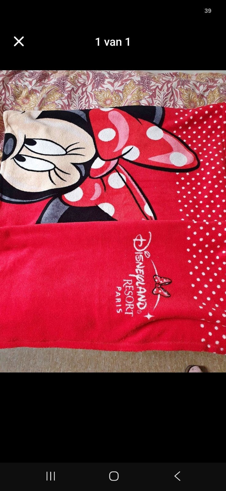 kinder dekentje minnie mouse nog in goed staat 5 euro, Enfants & Bébés, Enlèvement