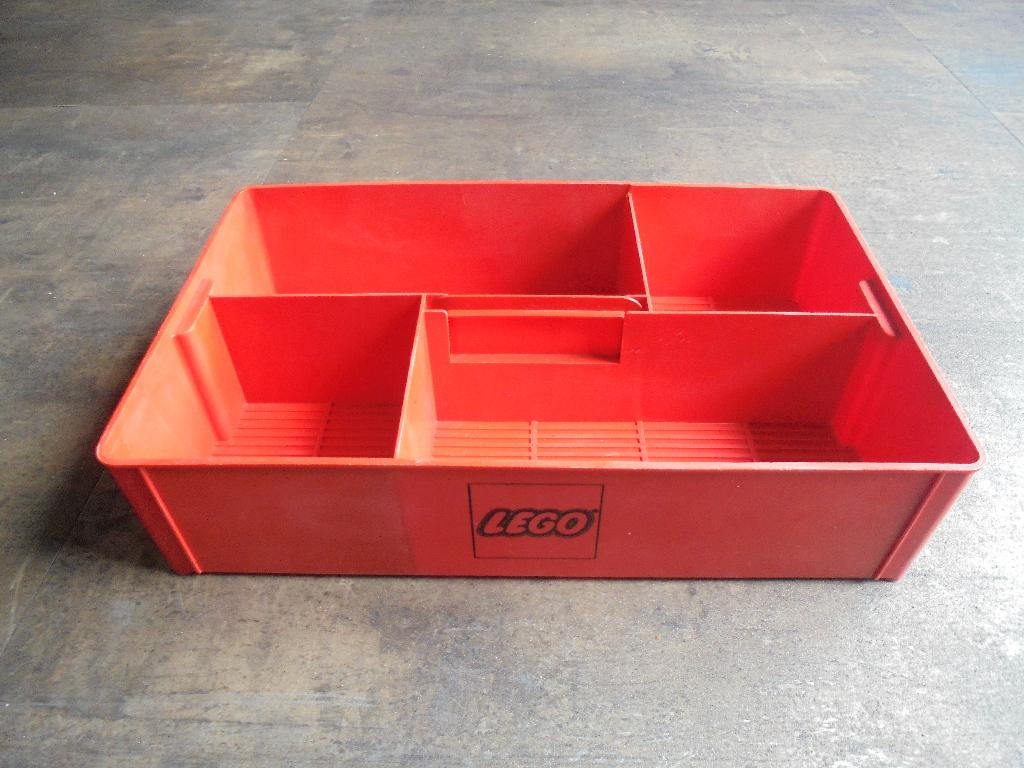Lego Vintage Storage Box with Handle (zie foto's) !!LEZEN!!, Kinderen en Baby's, Speelgoed | Duplo en Lego, Verzenden, Gebruikt