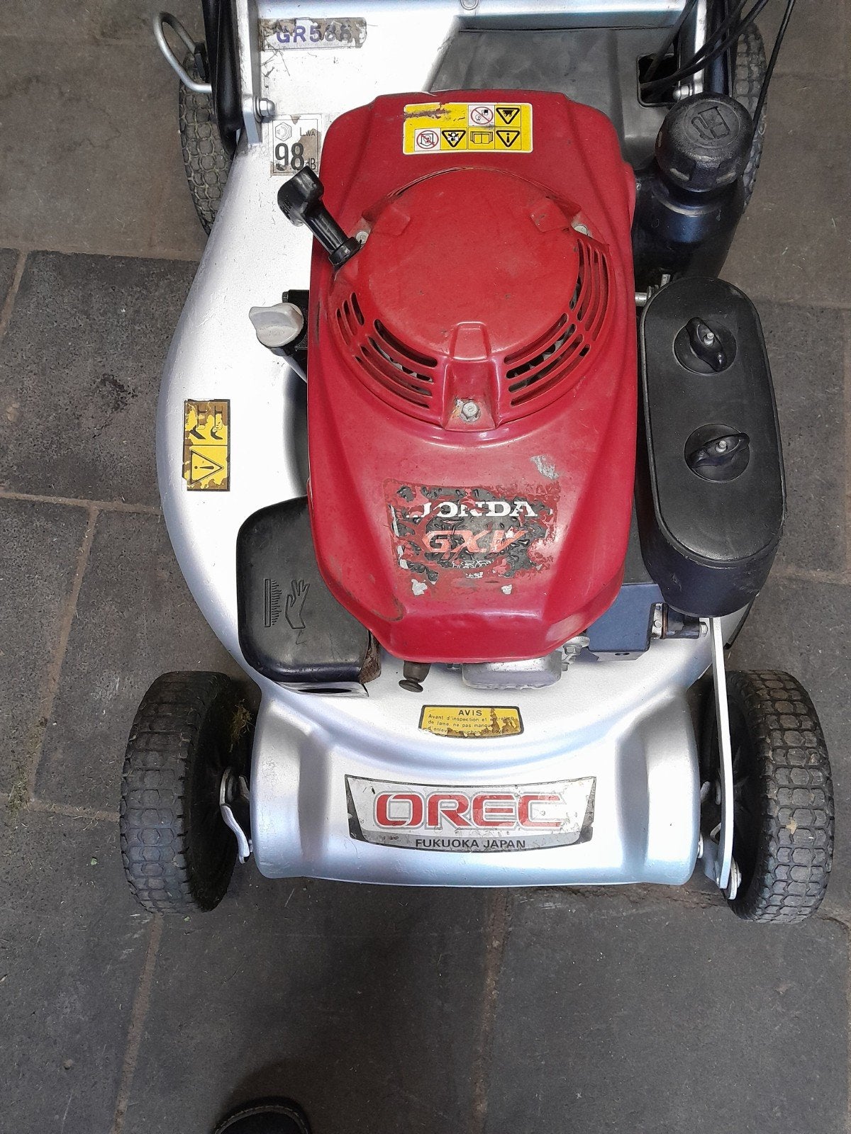 Honda gxv. Entretien  fait  nouvelle  lame bon état, Jardin & Terrasse, Honda, Enlèvement, Utilisé, Sac de ramassage