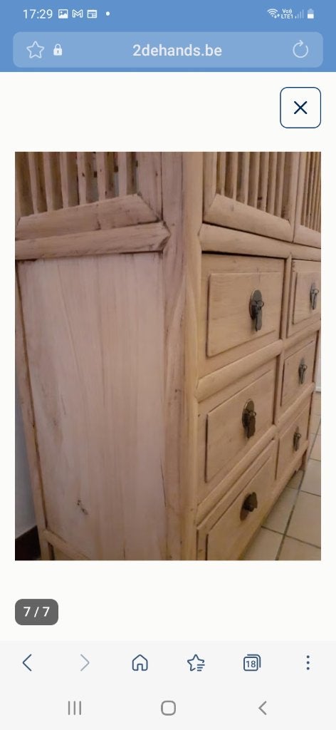 Uniek kastje, Ophalen, 100 tot 150 cm, 50 tot 100 cm, 25 tot 50 cm