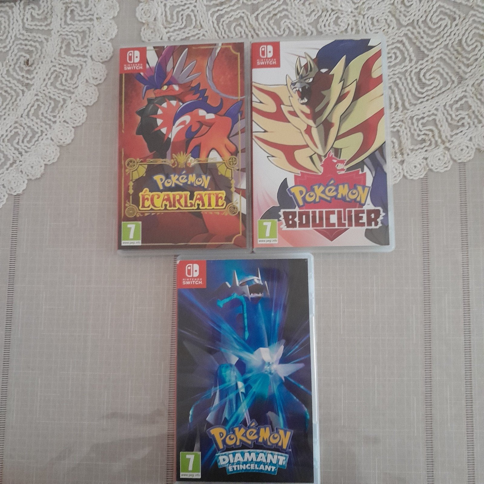 Lot 3 jeux pokemon, Enlèvement ou Envoi