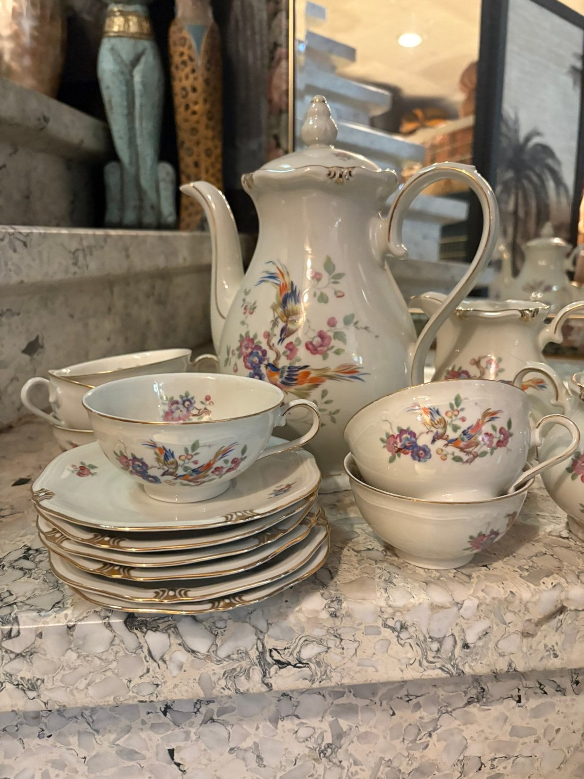BAVARIA WINDSOR Bird of Paradise porselein servies, Enlèvement