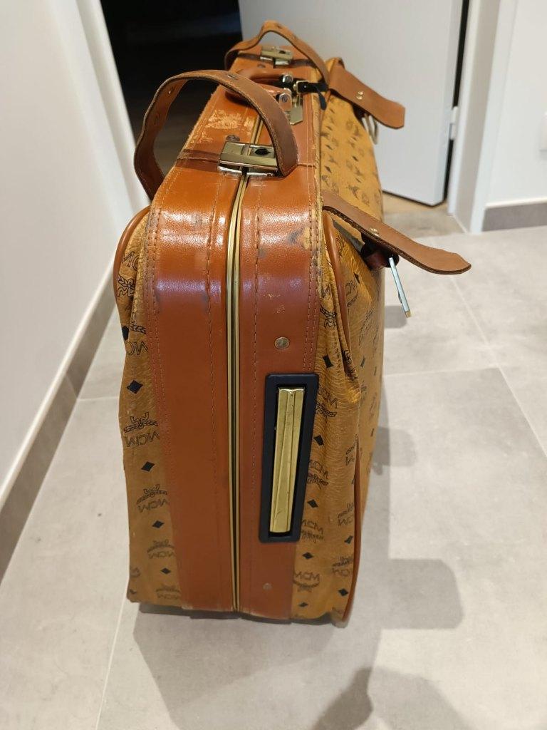 MCM vintage reiskoffer, Ophalen, Gebruikt, Overige materialen, Wieltjes