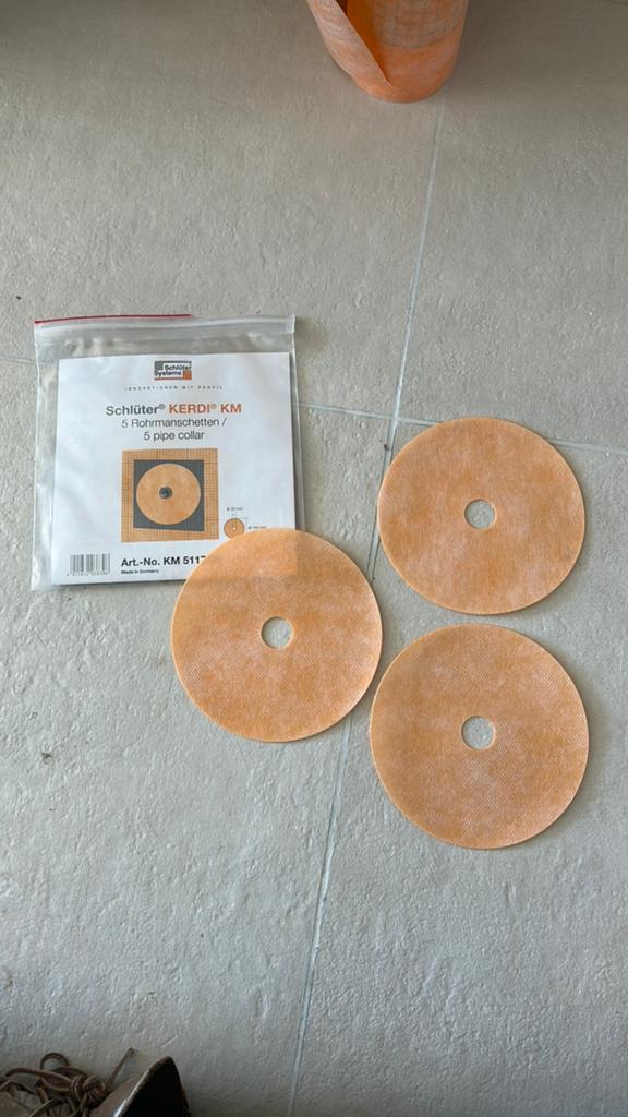Schluter Kerdi buismanchet (22mm voor 25mm buis), Ophalen of Verzenden, Nieuw, Overige typen