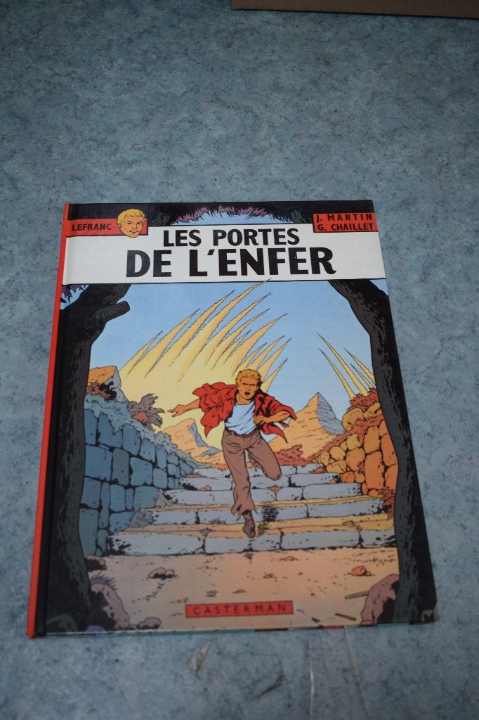 BD Lefranc bande dessinées les portes de l'enfer 1978, Livres, Enlèvement ou Envoi, Comme neuf