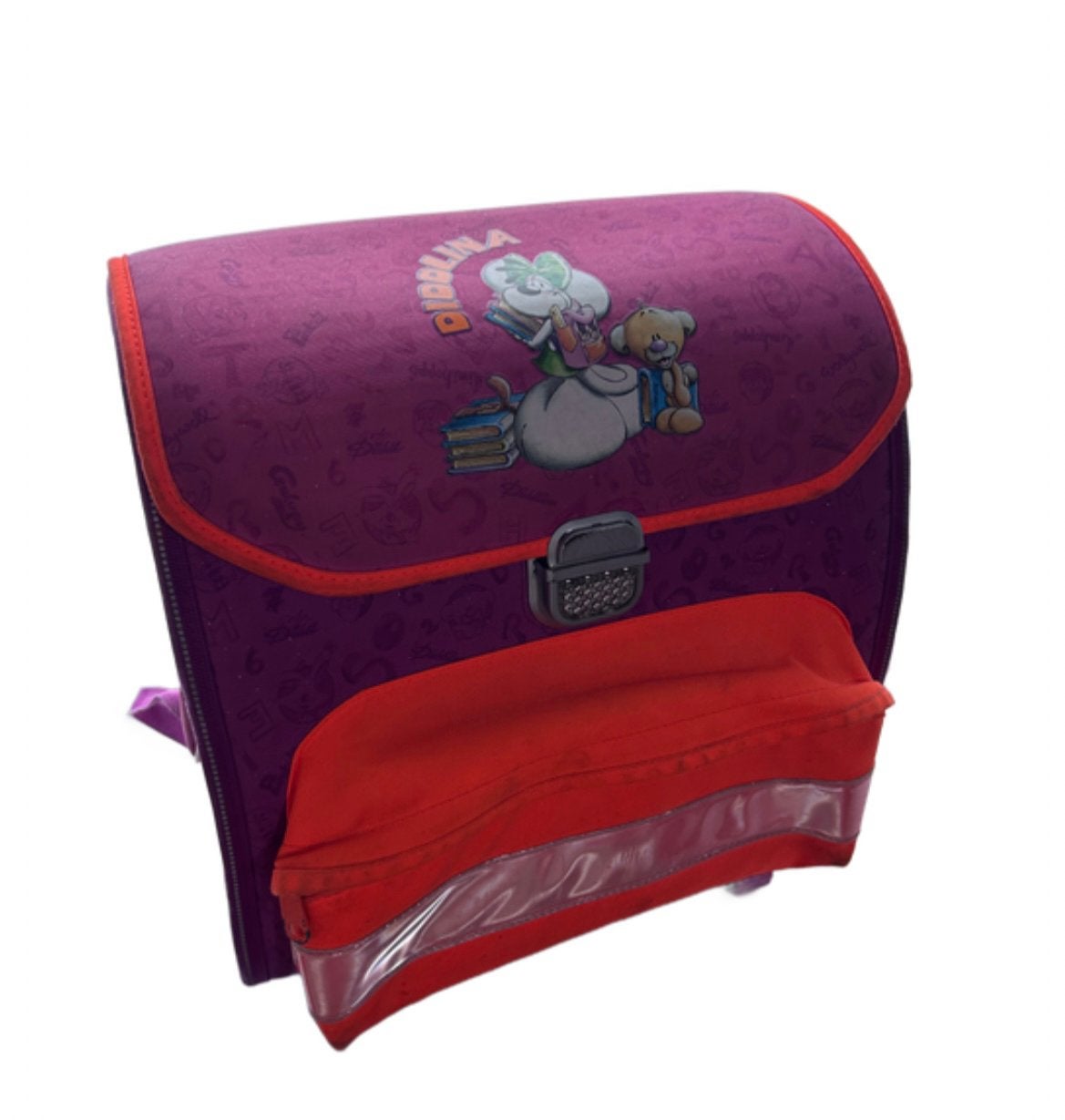 Boekentas diddl, Rugtas, Paars, 40 tot 50 cm, Ophalen of Verzenden