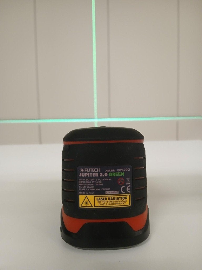 Lijnlaser Futech Jupiter 2.0, Doe-het-zelf en Bouw, Meetapparatuur, Ophalen, Zo goed als nieuw, Overige meters