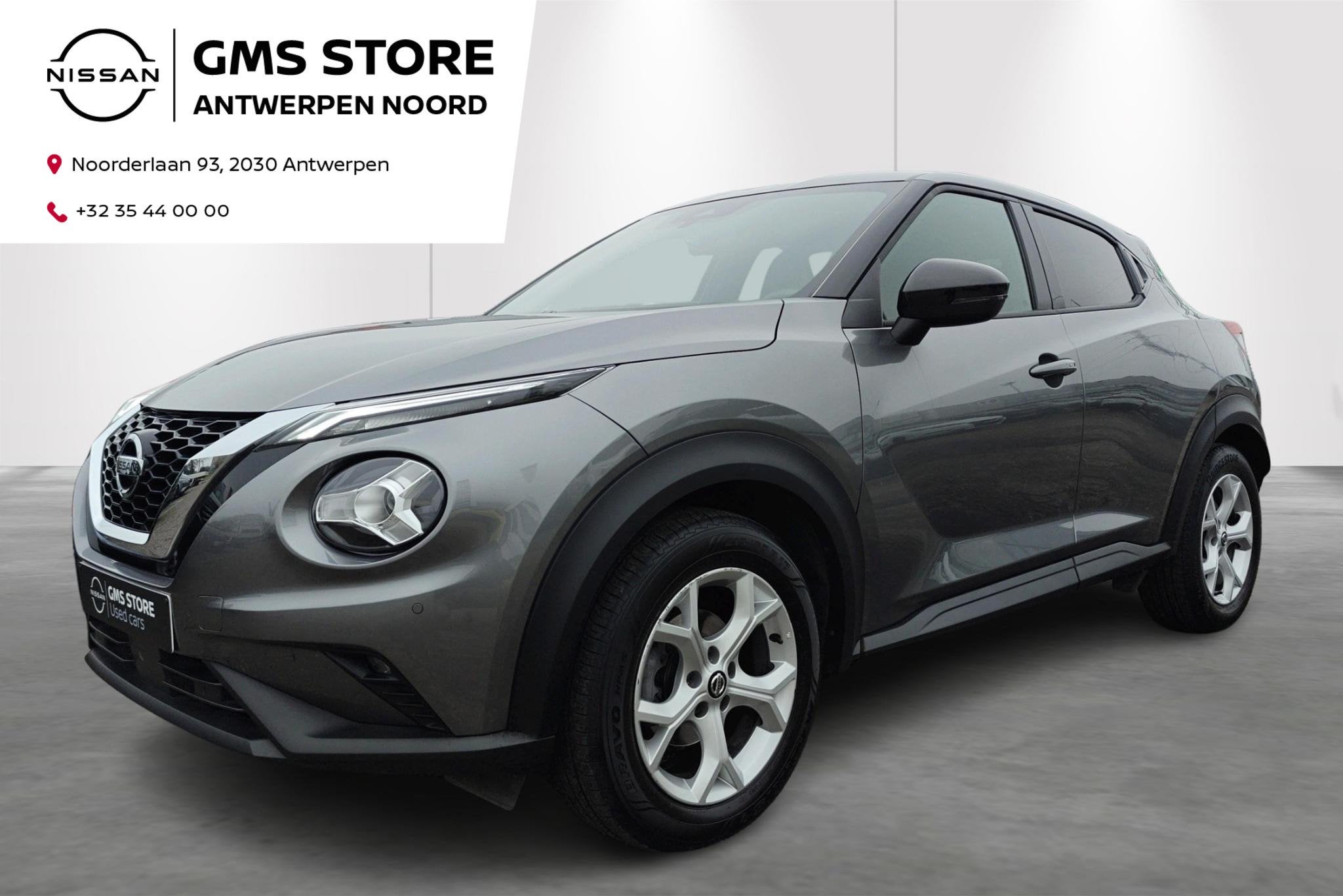 Nissan Juke 1.0 DIG-T 114 N-Connecta - incl 2 jaar KARE, Auto's, Voorwielaandrijving, Stof, Zwart, 1257 kg