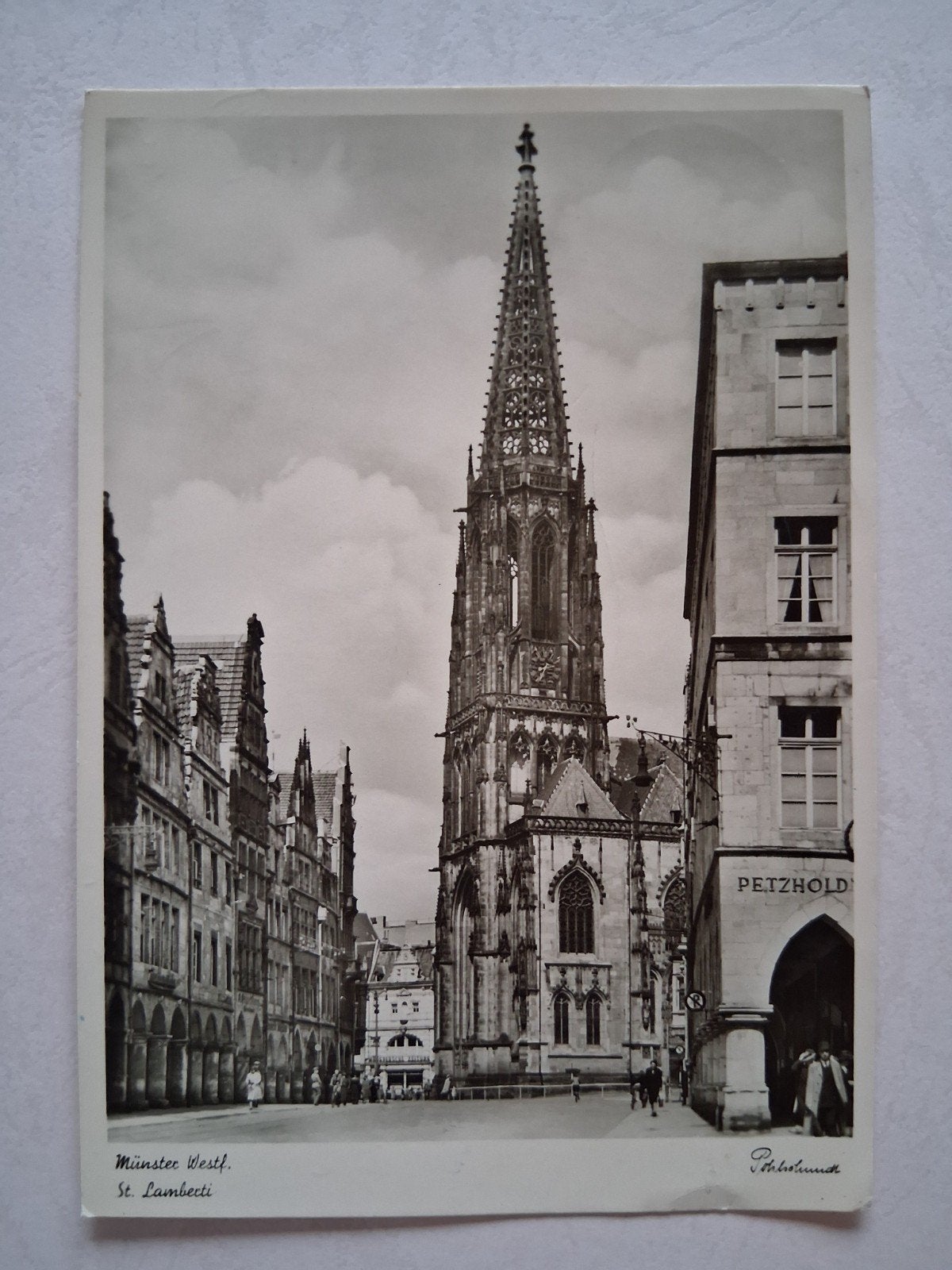vintage Postkaart Kerk van Munster (Duitsland), Ophalen of Verzenden, Duitsland