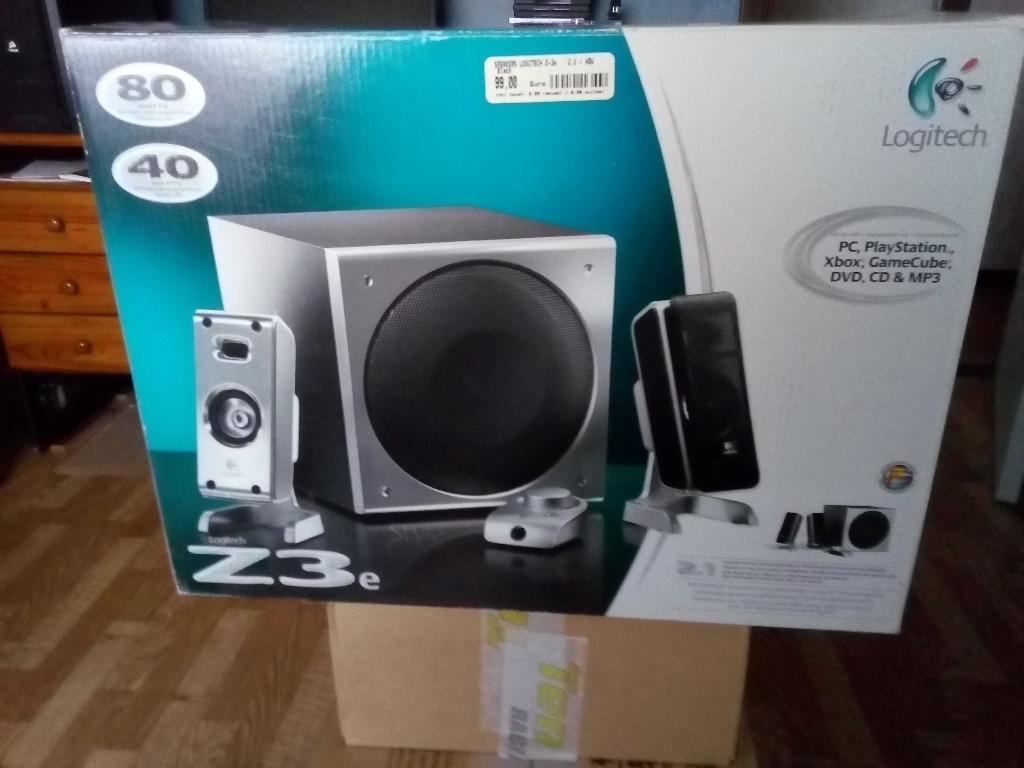 pc speakers Logitech Z3e, Ophalen of Verzenden, Gebruikt, Audiokanaal 2.1, Logitech