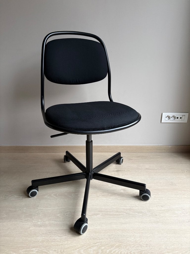 Bureaustoel, Ophalen, Zo goed als nieuw, Zwart, Bureaustoel