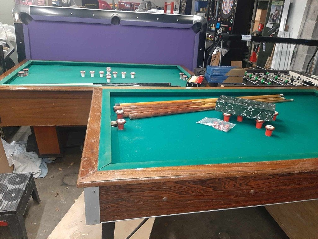 Tapbiljarts vanaf 750 euro., Sports & Fitness, Billards & Billards américains, Enlèvement, Comme neuf, Table de billard