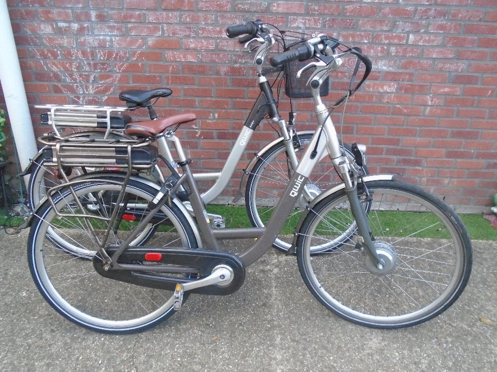 2 Elektrische fietsen '' Qwic Easy & Qwic Trend '', Fietsen en Brommers, Elektrische fietsen, Gebruikt, Qwic, Ophalen