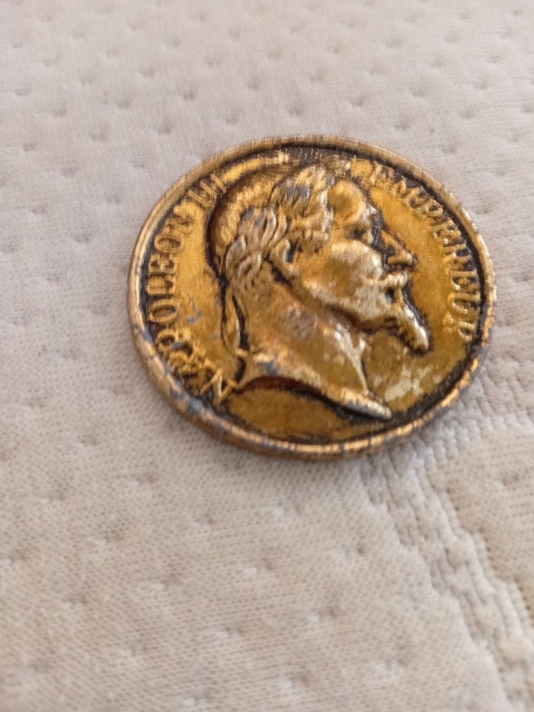 Piece medallon ancien 1859, Enlèvement ou Envoi, Argent