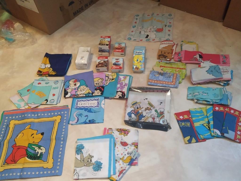 kinderzakdoekjes nieuw uit te kiezen disney, samson ..., Ophalen of Verzenden
