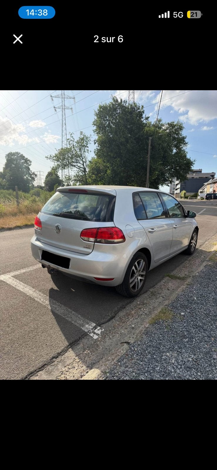 Golf 6 benzine 1,2 / 2010, Auto's, Handgeschakeld, Airconditioning, Golf, Particulier