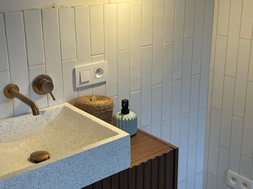 12m² Witte keramische wandtegels Marrakesh Nieve, Doe-het-zelf en Bouw, Ophalen, Nieuw, Minder dan 20 cm, 20 tot 40 cm