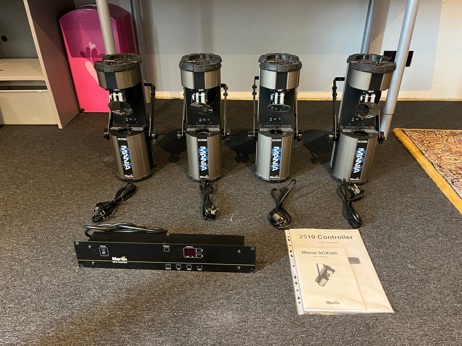 Martin 4 x SCX500 scans + 2510 controller, Ophalen, Gebruikt
