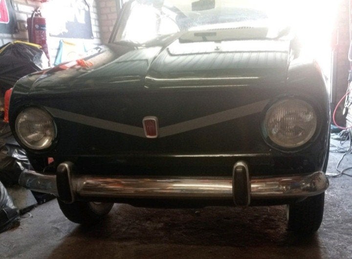 Fiat/Seat 850 project leuke auto 05-11-73, Auto's, Oldtimers, Particulier, Groen, Te koop, Fiat