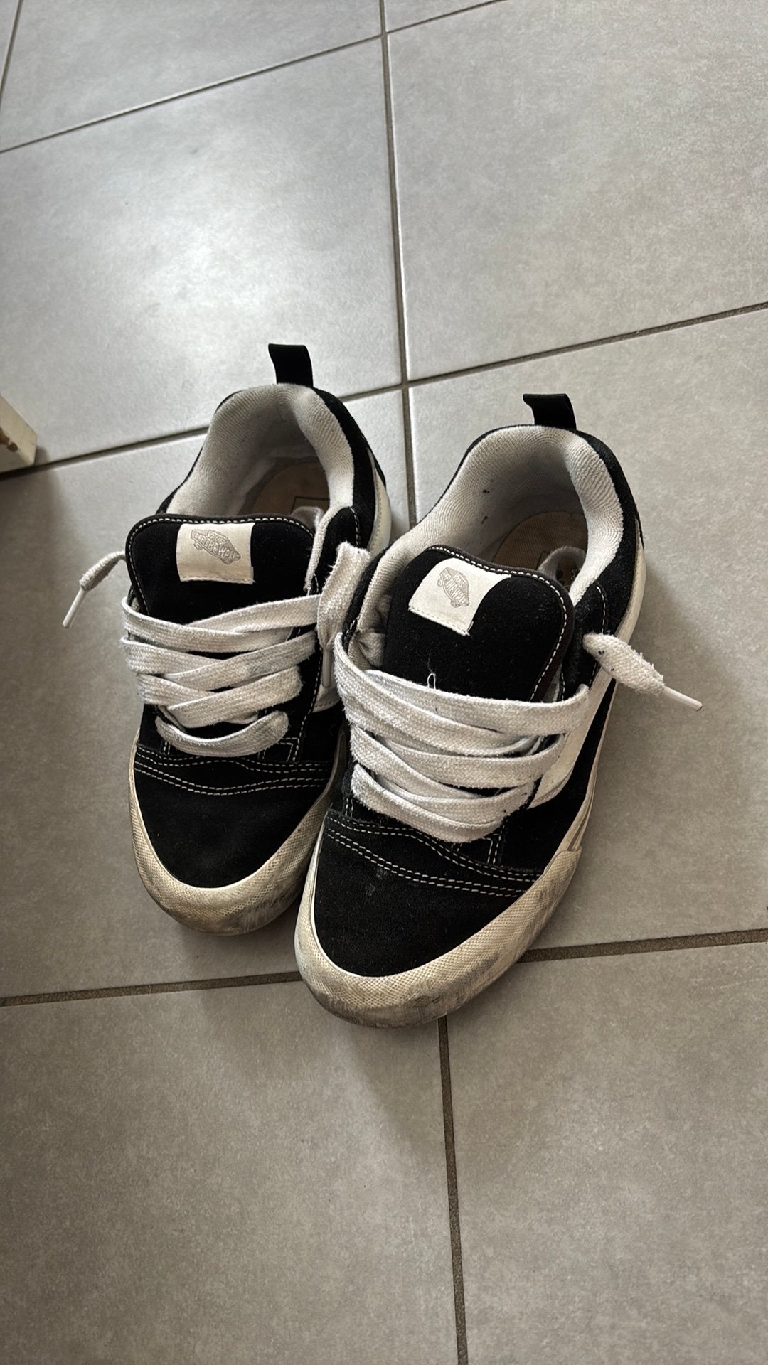 Vans, Ophalen, Zwart, Sneakers, Gedragen