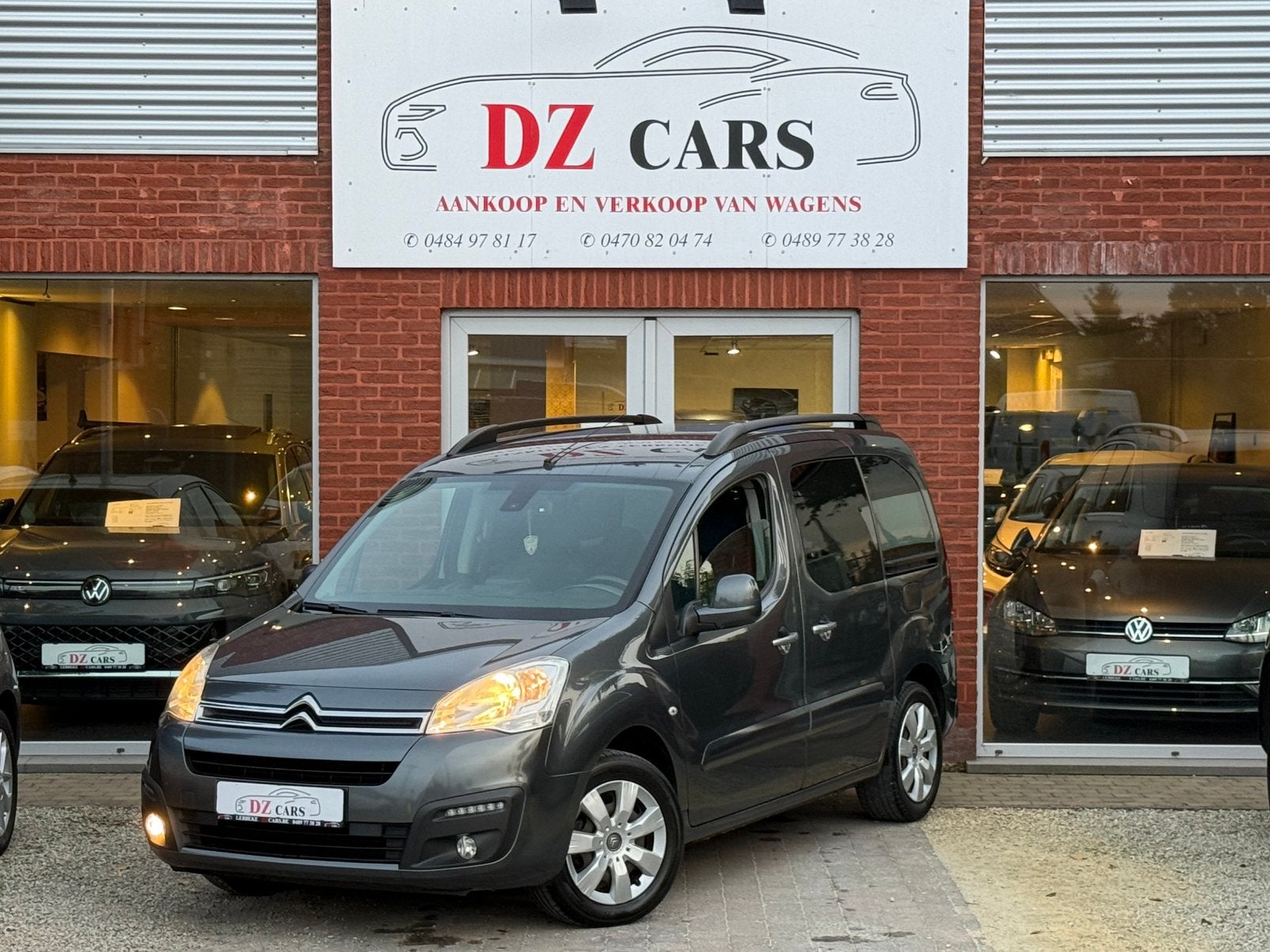 CITROEN BERLINGO MULTISPACE 1.6HDI 99HP |BLUETOOTH | AIRCO, Argent ou Gris, Capteur de stationnement, Entreprise, Noir