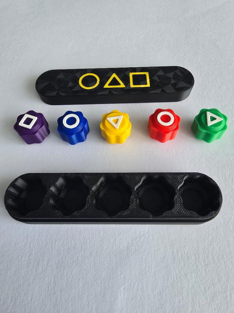 Handgemaakte Gonggi set– Squid Game, Trois ou quatre joueurs, Enlèvement ou Envoi, Neuf, Jeu de voyage