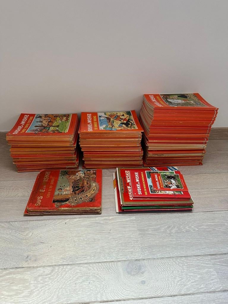 set strips (+180 stuks)  Suske en Wiske, Ophalen of Verzenden, Gebruikt