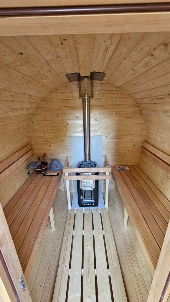 2,5M Barrel Sauna Gratis Levering en Plaatsing, Ophalen of Verzenden
