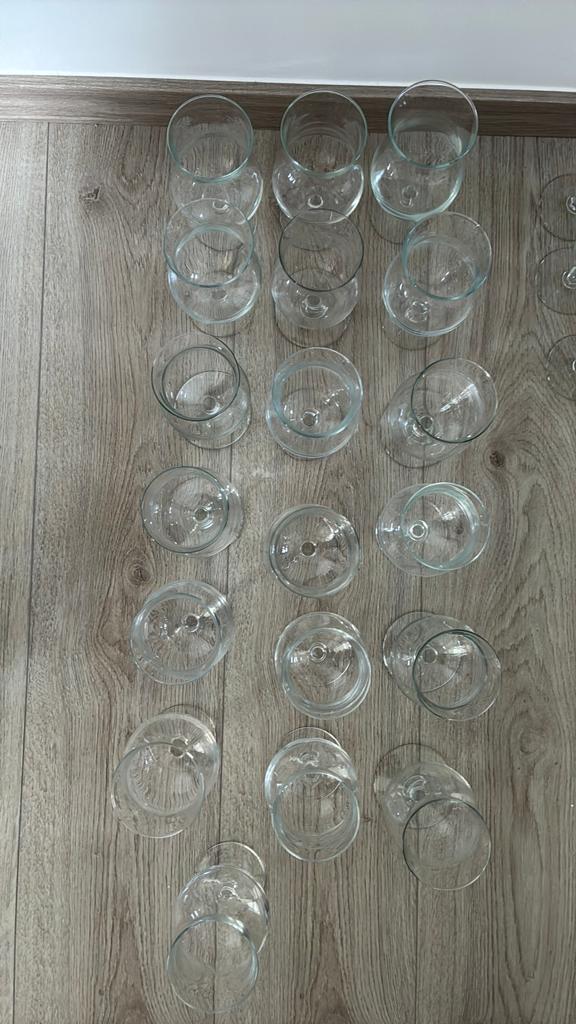 Glazen 19stuks, Verzamelen, Glas en Drinkglazen, Ophalen, Zo goed als nieuw