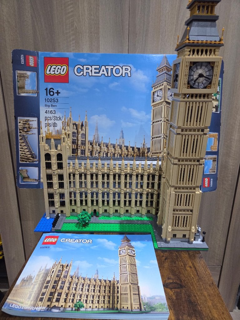 Lego Sculptures 10253 Big Ben, Enlèvement ou Envoi, Lego, Ensemble complet, Comme neuf