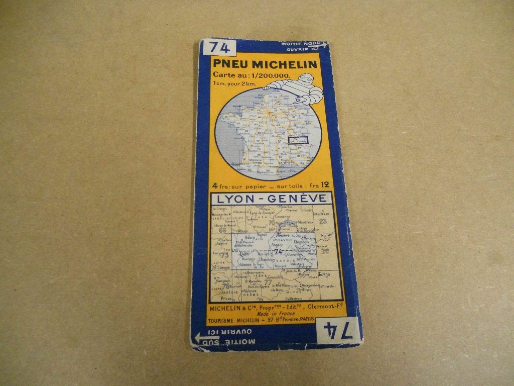 Carte Michelin, Enlèvement ou Envoi, Utilisé