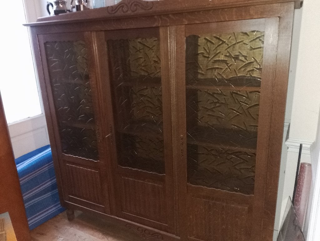 ARMOIRE VITRINE CHENE, 25 à 50 cm, 100 à 150 cm, Enlèvement, Utilisé