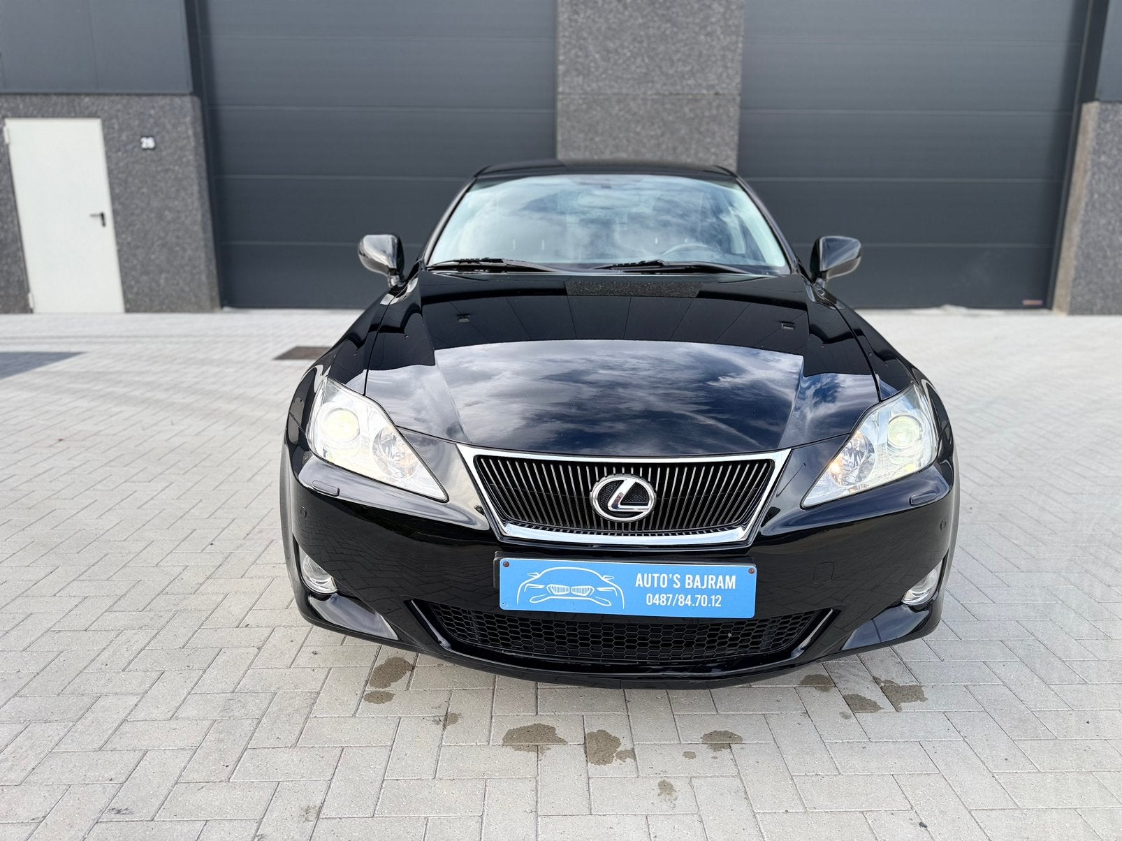 Lexus IS220 D 2008 143.385km Zeer Proper!!, Auto's, Voorwielaandrijving, Zwart, Zwart, Leder
