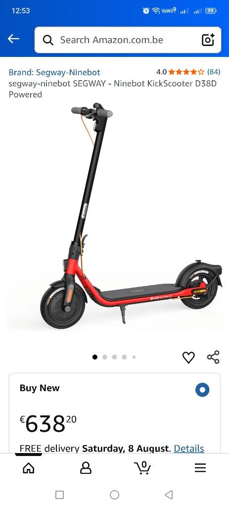 Trotinette, Enlèvement, Utilisé, Ninebot