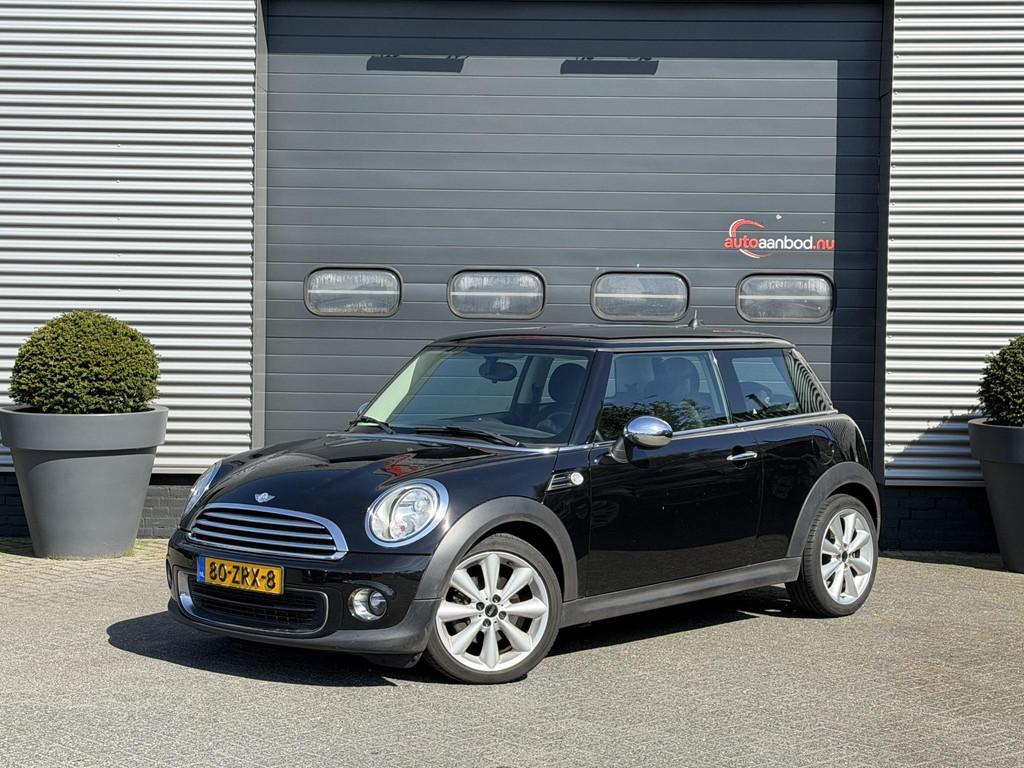 Mini Mini 1.6 One Kite White | Navigatie | Cruise Control |, Auto's, Mini, Zwart, 4 cilinders, 1055 kg, Zwart