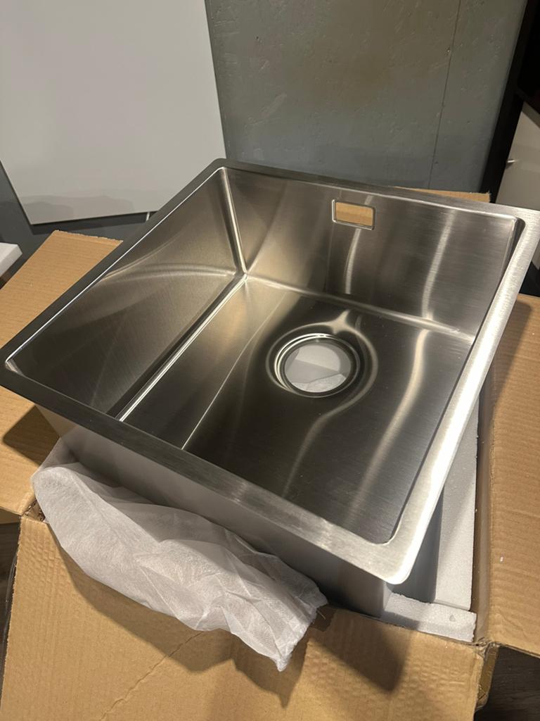 Luxe Rvs Spoelbak Mayer 440x 440x 200 mm Nieuw in Doos, Huis en Inrichting, Keuken | Keukenelementen, Nieuw, Minder dan 100 cm