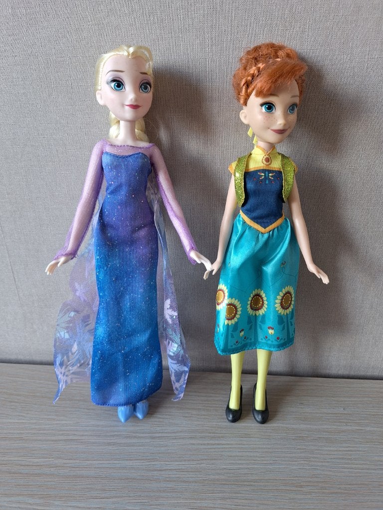 ☼ Set Frozen - Anna en Elsa, Enlèvement ou Envoi, Comme neuf, Barbie