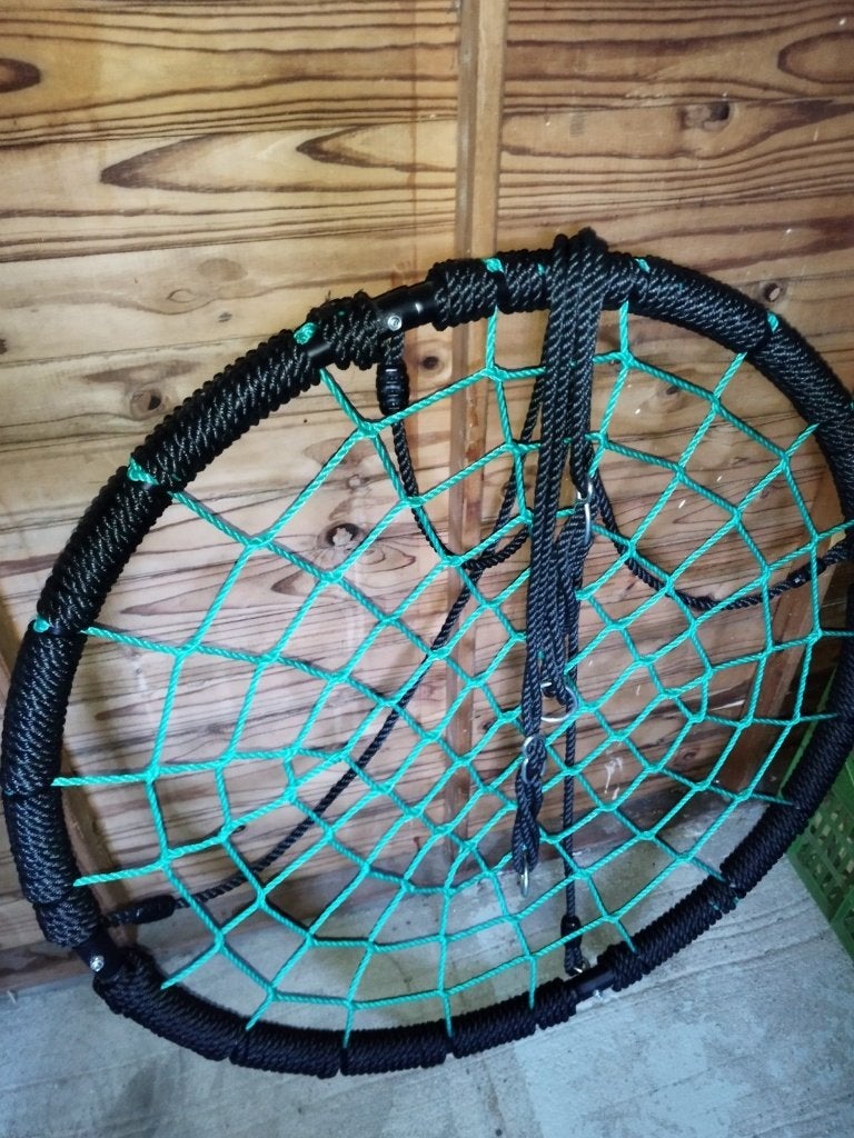 Luverno XXL Nestschommel 100 cm – tot 150 kg, Kinderen en Baby's, Speelgoed | Buiten | Speeltoestellen, Ophalen, Zo goed als nieuw