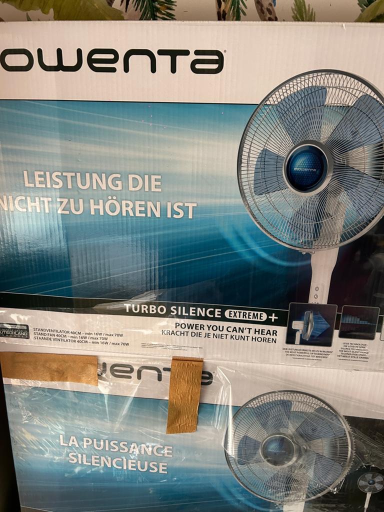 Ventilator Rowenta in originele verpakking., Elektronische apparatuur, Ophalen, Zo goed als nieuw