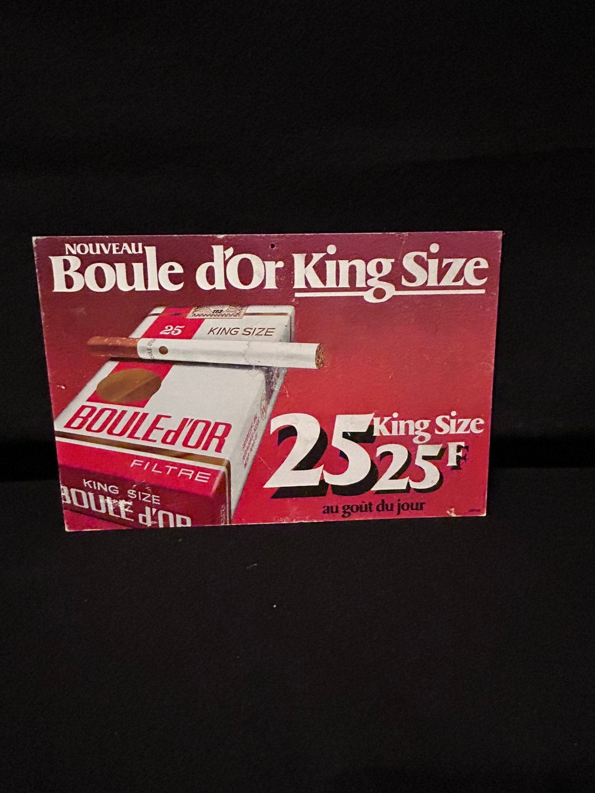 Publicité en carton, Enlèvement ou Envoi
