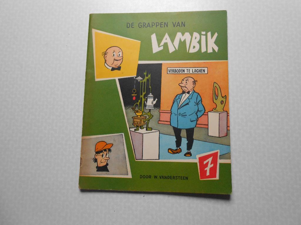 De grappen van Lambik 7 1962 1 ste druk., Boeken, Willy Vandersteen, Eén stripboek, Ophalen of Verzenden, Zo goed als nieuw