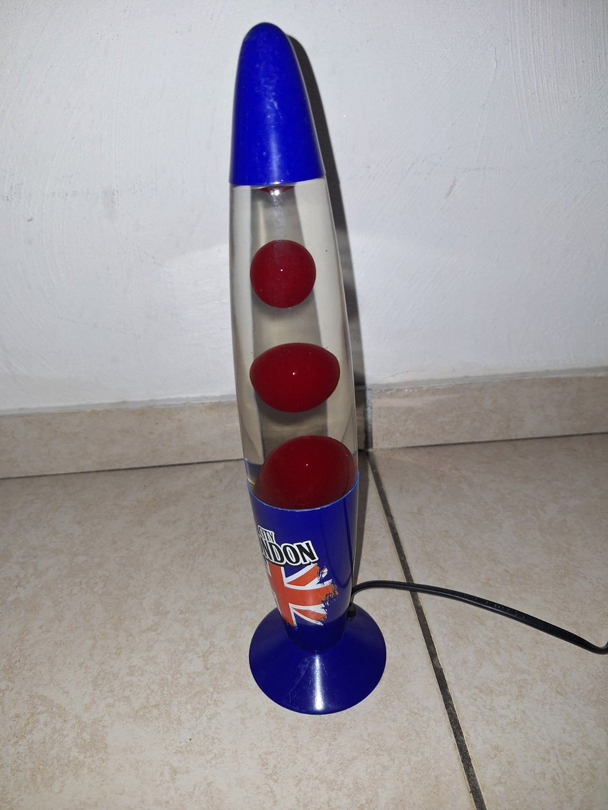 LAMPE LAVE ROUGE, Enlèvement ou Envoi, Rouge, Comme neuf, Verre