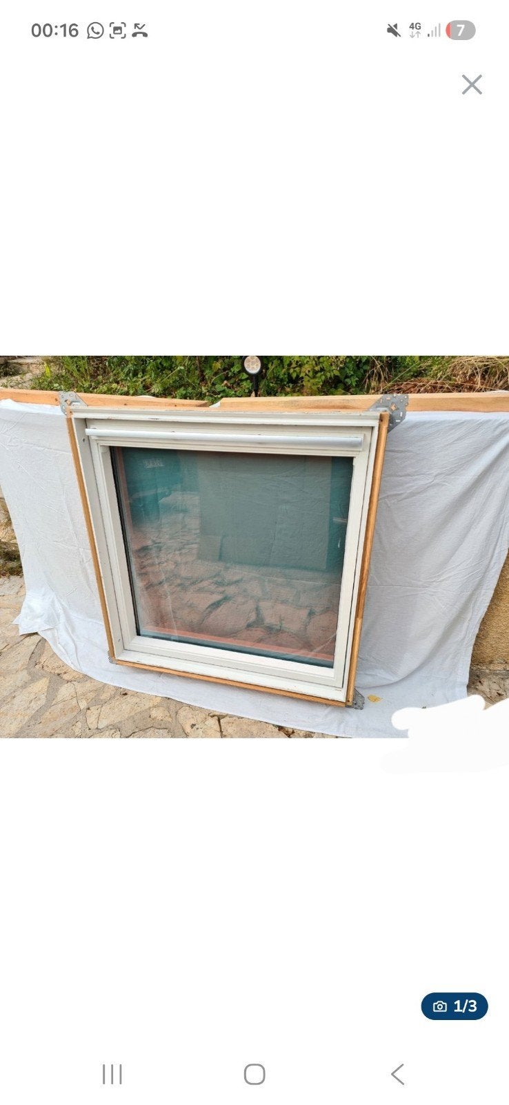 Velux 114x118, Doe-het-zelf en Bouw, Raamkozijnen en Schuifdeuren, Ophalen