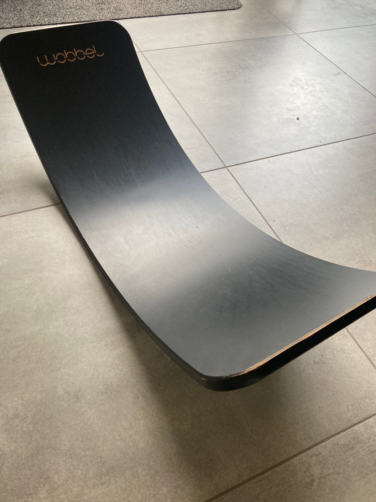 Wobbel Limited Edition Zwart - met blauw vilt, Ophalen, Gebruikt, Jongen of Meisje