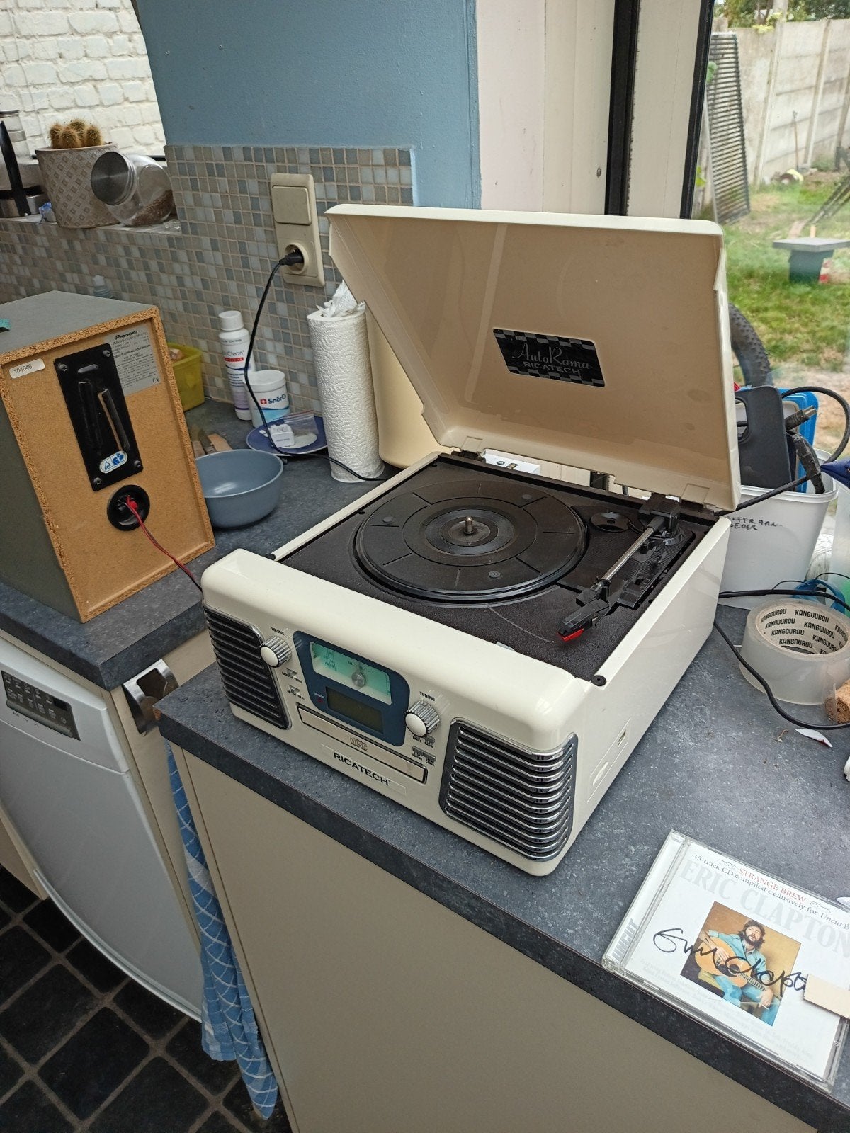 Ricatech. USB platen cd en radio., Enlèvement ou Envoi, Utilisé, Autres marques, Avec radio