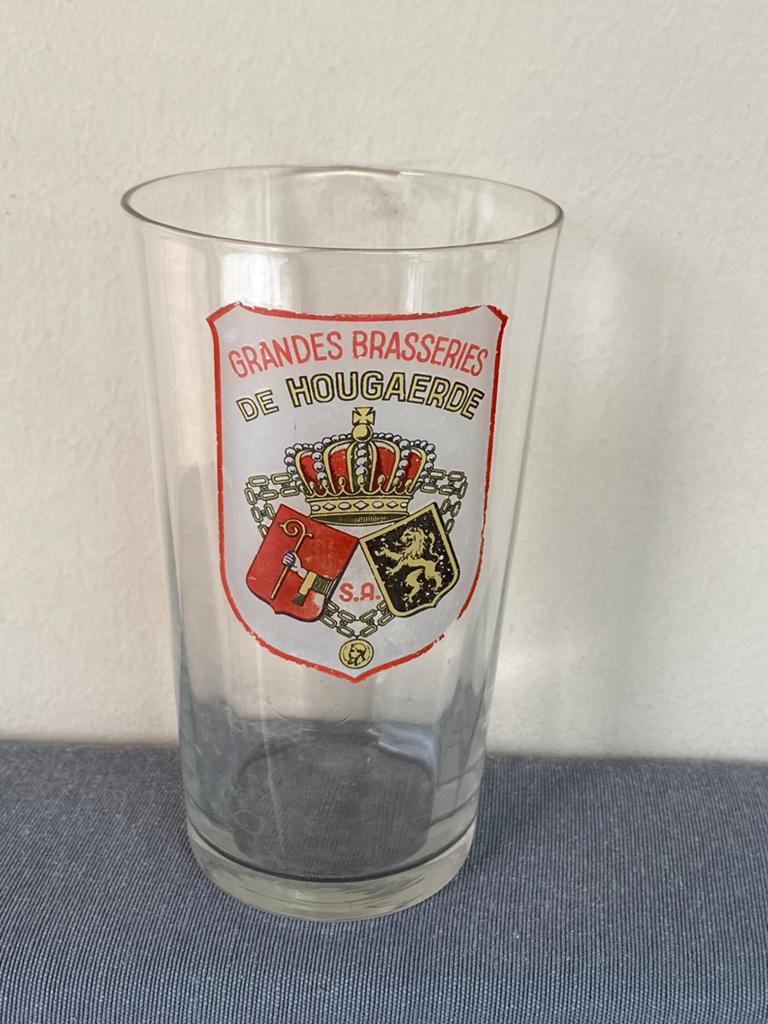 Decalco acide gezuurd glas brouwerij HOUGAERDE te HOEGAARDEN, Collections, Enlèvement ou Envoi, Comme neuf, Verre ou Verres